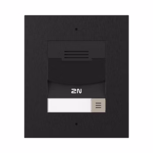 2N® IP Solo with camera, flush mount – black