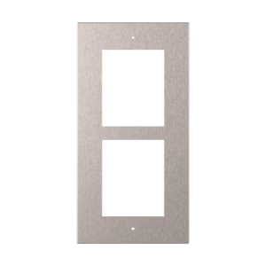 2N® IP Verso – Frame for flush installation, 2 modules – nickel