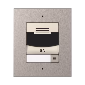 2N® IP Solo with camera, flush mount – nickel