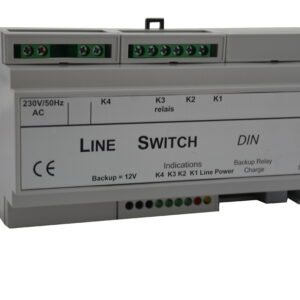 Line Switch DIN with 4 relays