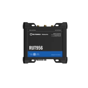 RUT956 – Industrial Cellular Router
LTE Cat 4, Dual SIM, WiFi, 4 port Ethernet, RS232, RS485, IO