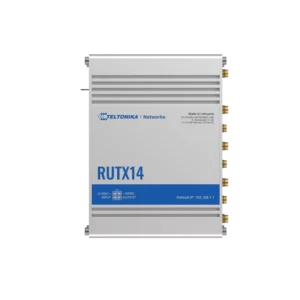 RUTX14 - 4G LTE Cat 12 Industrial Cellular Router, 2 SIM/eSIM optional, Load balancing, WiFi 5, 5x Eth Gb, BLE, USB